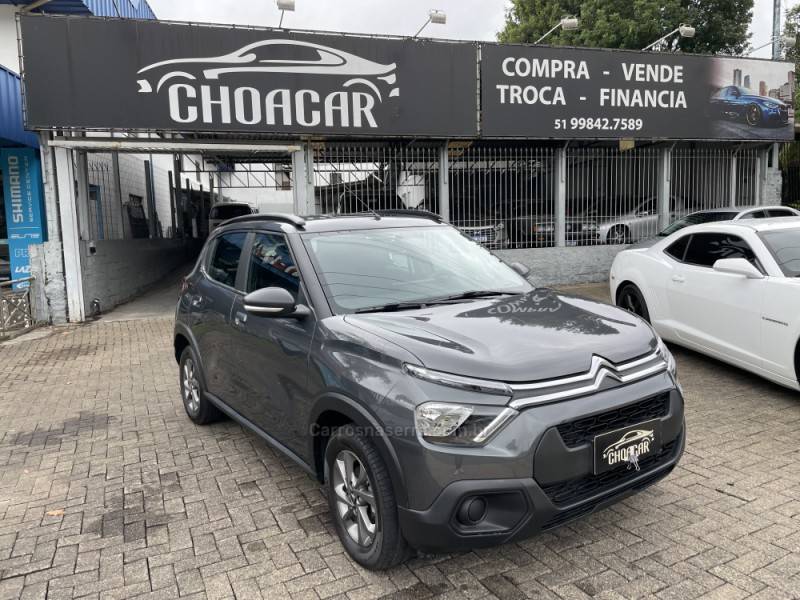 CITROËN - C3 - 2023/2023 - Cinza - R$ 69.900,00